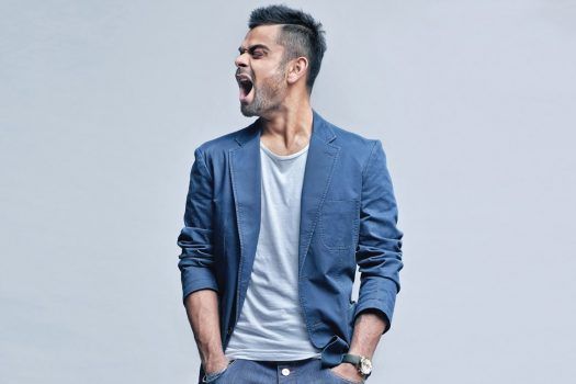 Good sport: Virat Kohli