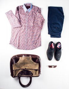 Profession: Fashion Merchandiser | Wardrobe staples: Printed shirts & patterned socks