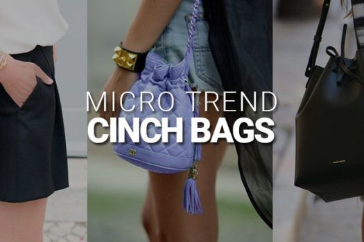 Micro Trend : Cinch Bags