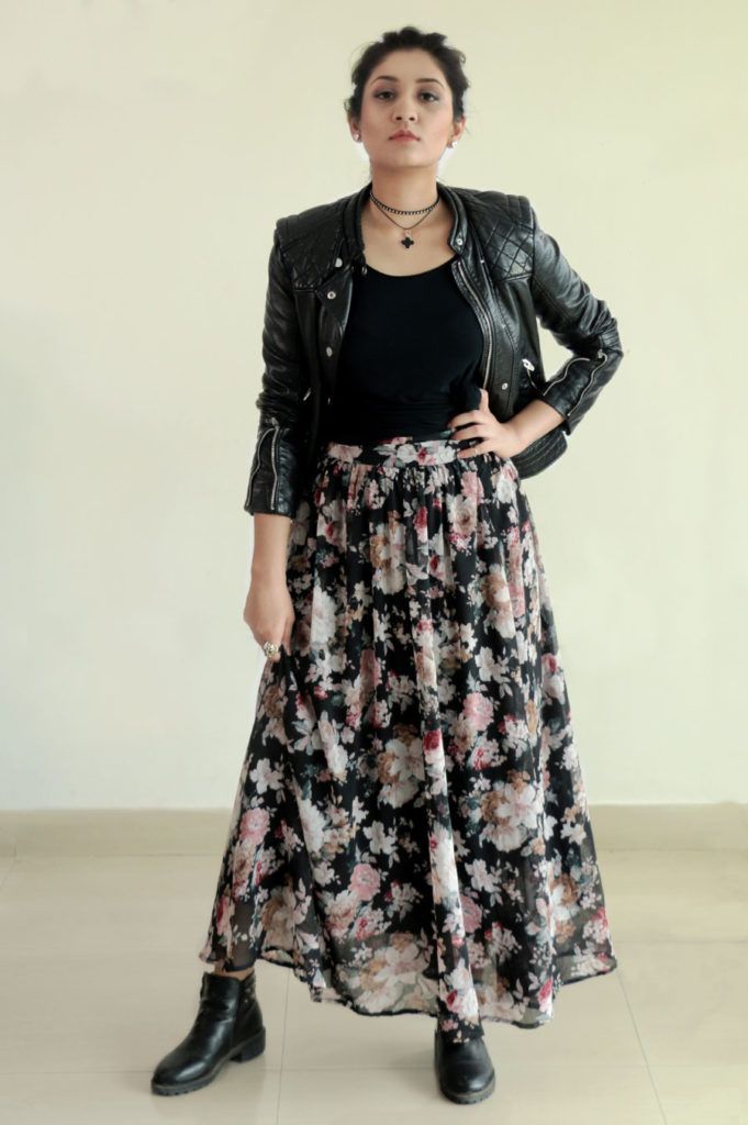 4 ways to Style Your Floral Maxi Skirt Hautelist