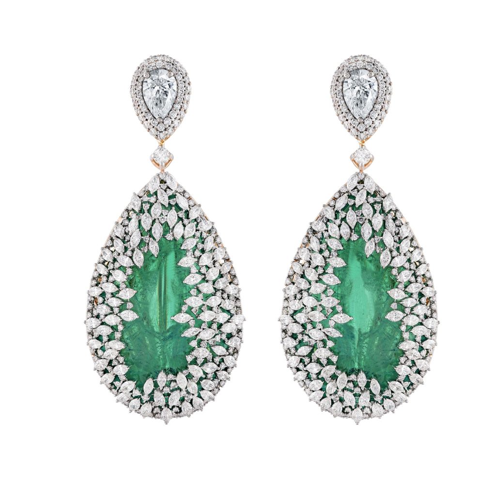 kamdaravlani-elanstreet-jewellery-design-earring-emerald