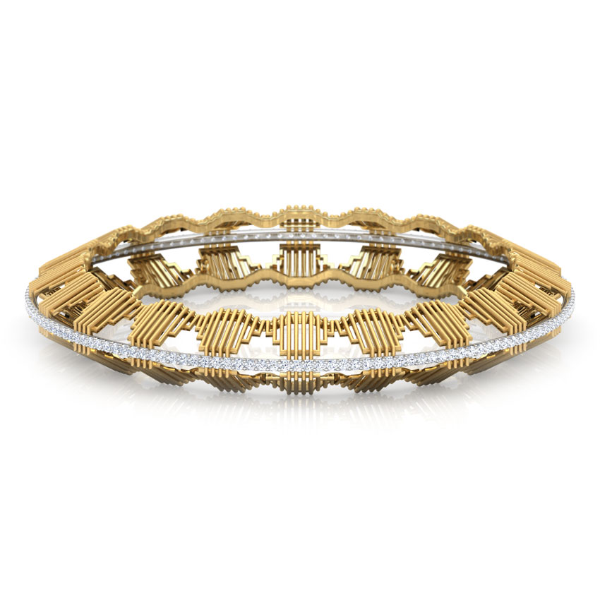 Eros Multi Stepped Bangle from the Bombay Deco collection