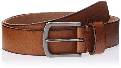 WAC Men's Leather Belt (8907222328740_XX-Large_Light Tan)