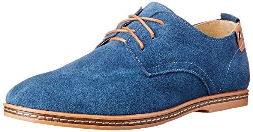 Ilovesia mens leather 2025 suede oxfords shoes