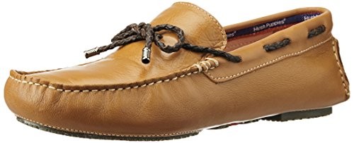 Hush Puppies Men's Tan Leather Loafers And Mocassins