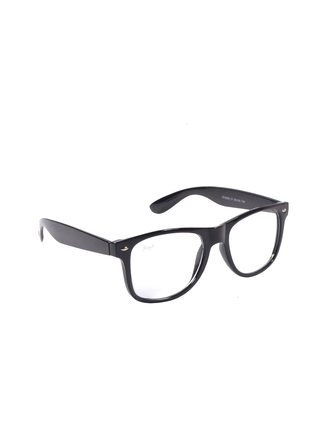 Floyd Unisex Wayfarer Clear Glasses 8020