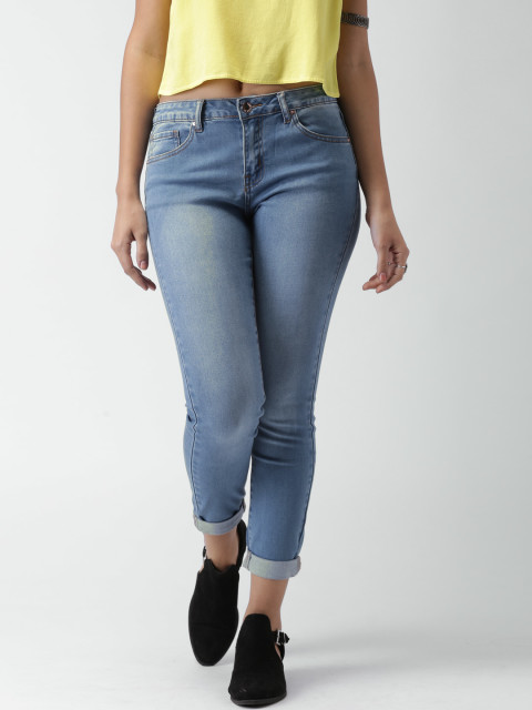 FOREVER 21 Blue Washed Jeans