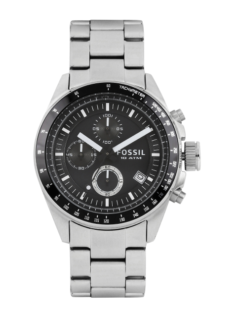 Fossil Men Black Chronograph Dial Watch CH2600IE