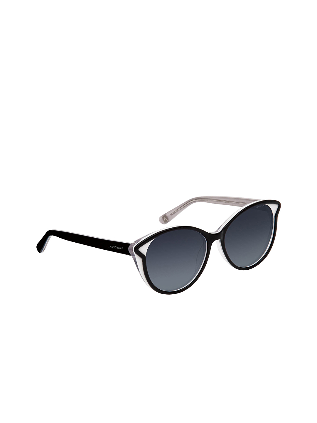 ARCADIO Women Cat Eye Sunglasses AAR161BK-GYP