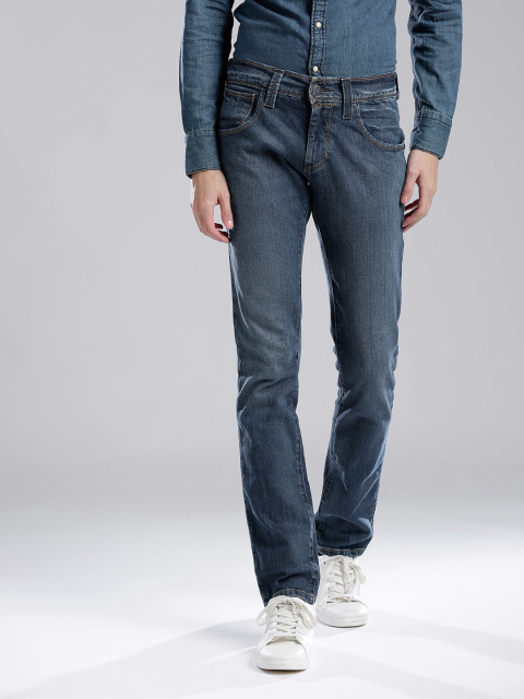 Levis Men Blue Mid-Rise Clean Look Stretchable Jeans
