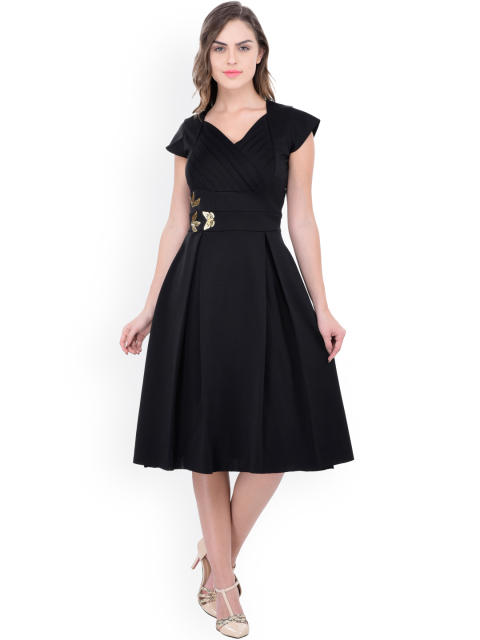 Fit and Flare Dress South Africa, Black, Erre | Equilibrio