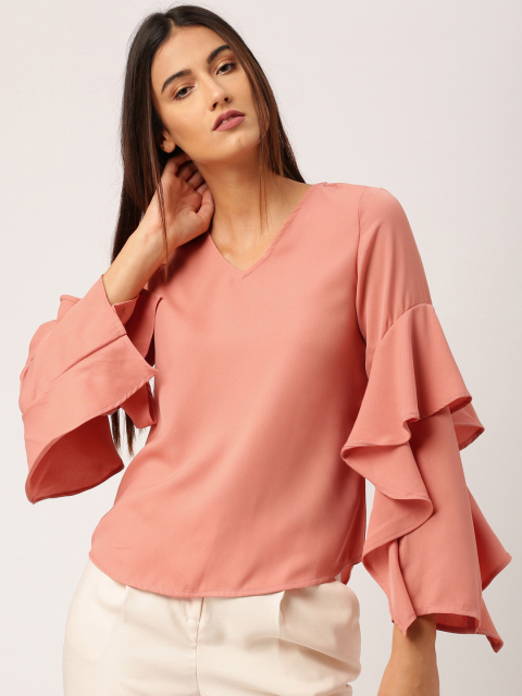 all about you	from Deepika Padukone Women Pink Solid Top