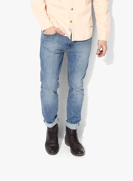 Blue Low Rise Skinny Fit Jeans