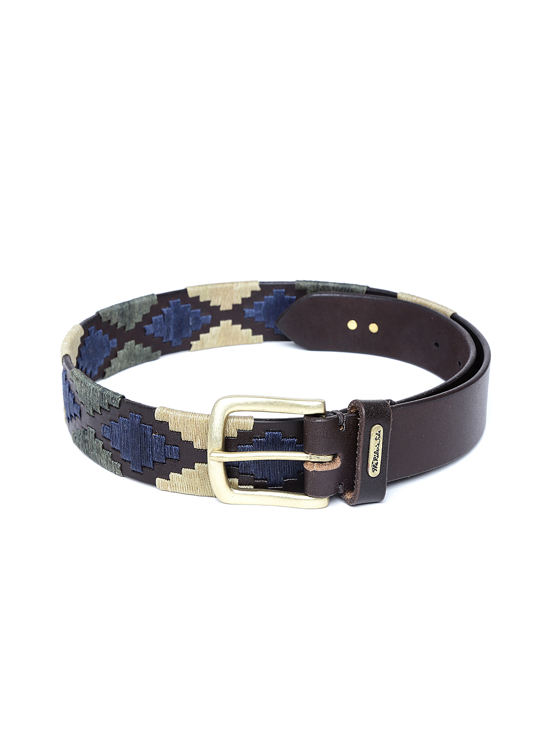 The Rider's Side Men Multicoloured Pro Gypsy Leather Belt