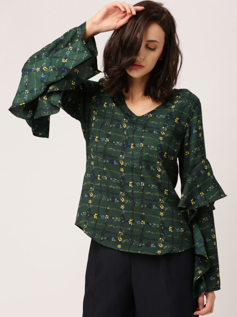 all about you	from Deepika Padukone Women Green Printed Top