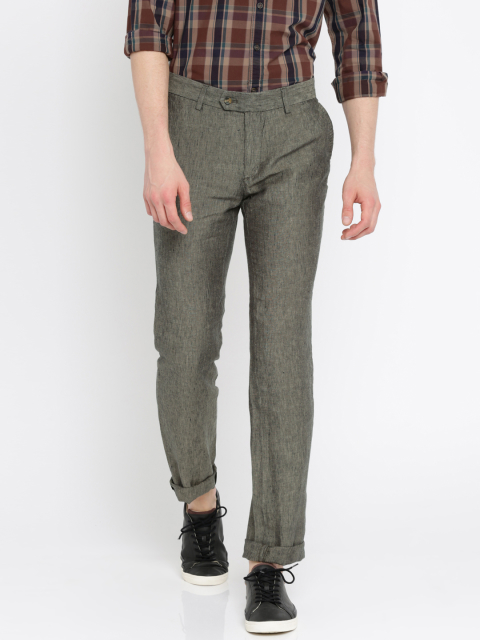 Buy Leo Linen  Khaki Linen Pants for Men Online  Andamen  PEP
