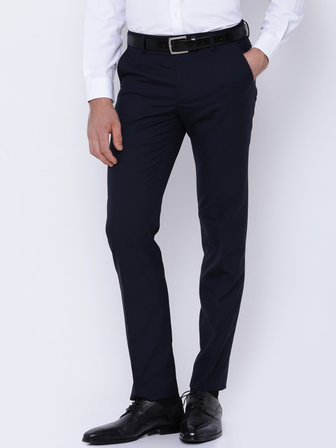 Shop Slim Fit Solid Formal Trousers with Pocket Detail and Belt Loops Online  | Max UAE