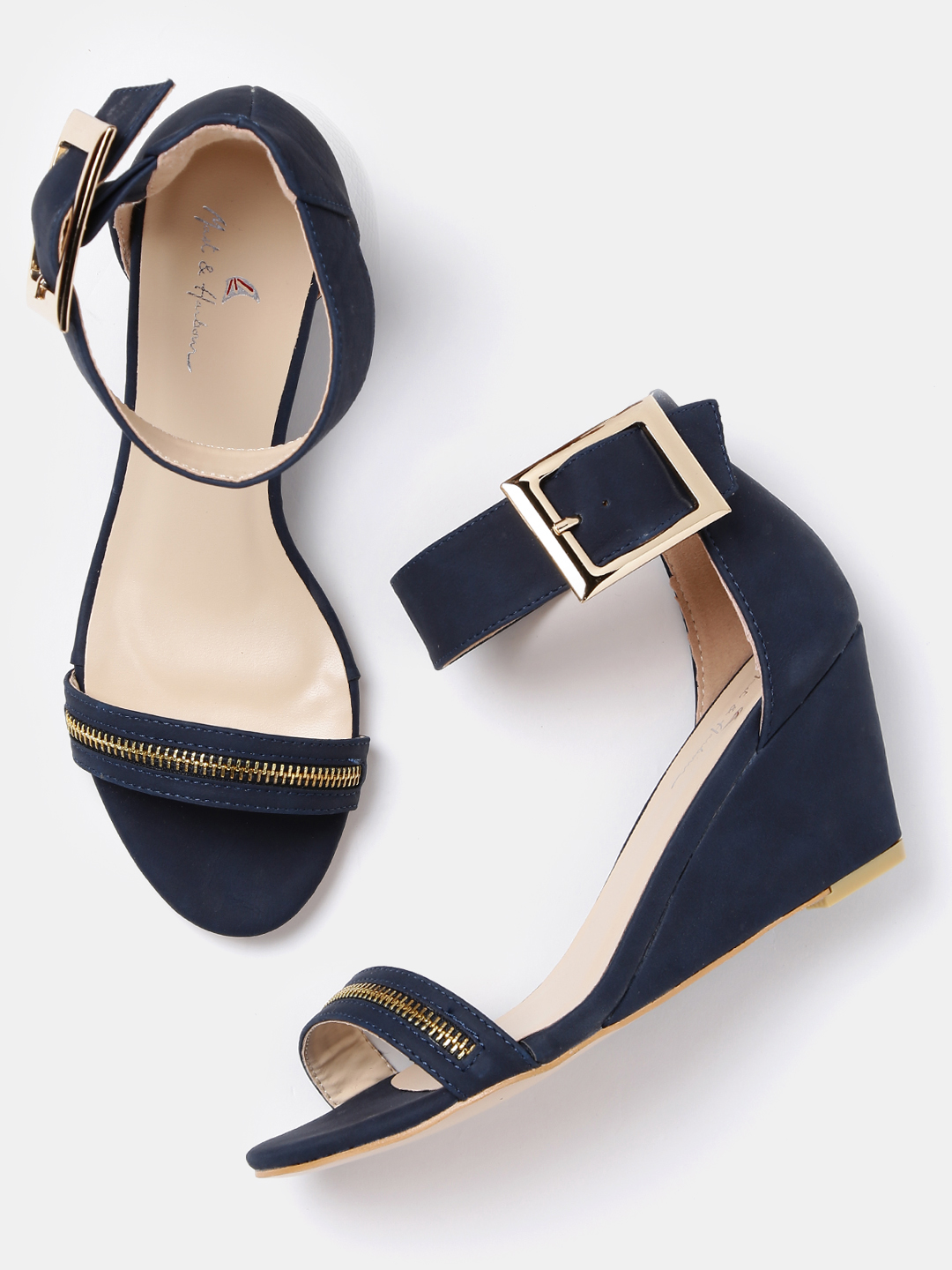 Mast Harbour Women Navy Wedges