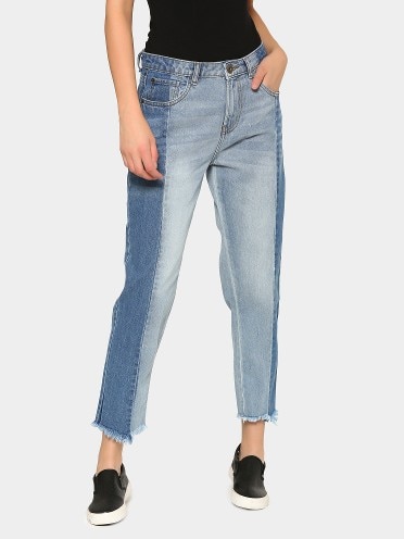 Ginger by Lifestyle Women Blue Mom Fit Jeans