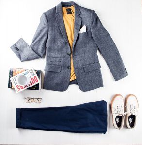 Profession: Creative Director | Wardrobe staples: Bright tees & pocket squares