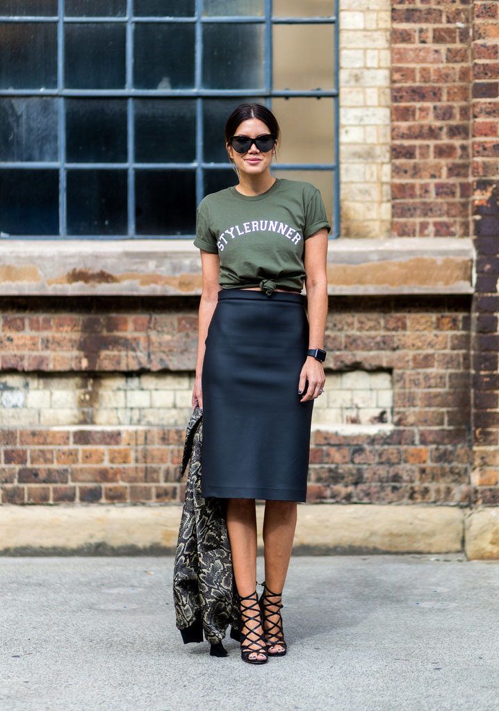 Graphic_Tshirts_Pencil_skirt_Fashion_Style