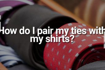 How do I pair my ties with my shirts?