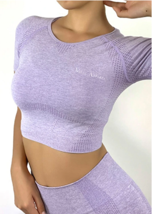 Now if you’re looking for a little more coverage and support the Energy Boost Crop Shirt is an overall must have! Featuring a higher neckline, but cropped fit, this top combines comfort with practicality, which will keep your bust in check.